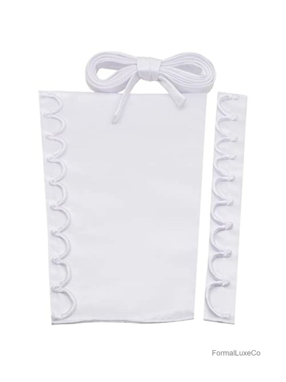 Corset Back Kit Zipper Replacement Bridal Satin Lace Up Wedding Dress Panel
